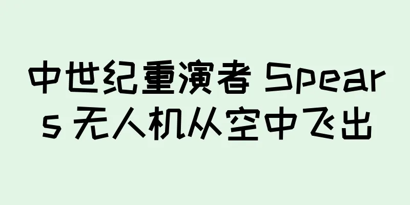 中世纪重演者 Spears 无人机从空中飞出
