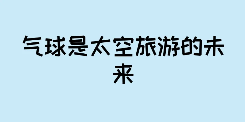 气球是太空旅游的未来