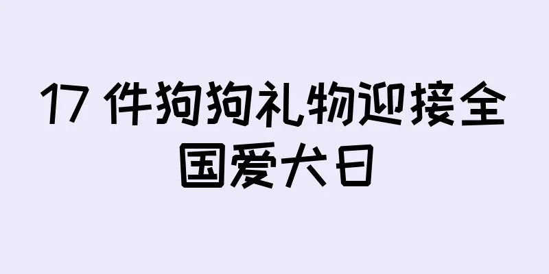 17 件狗狗礼物迎接全国爱犬日