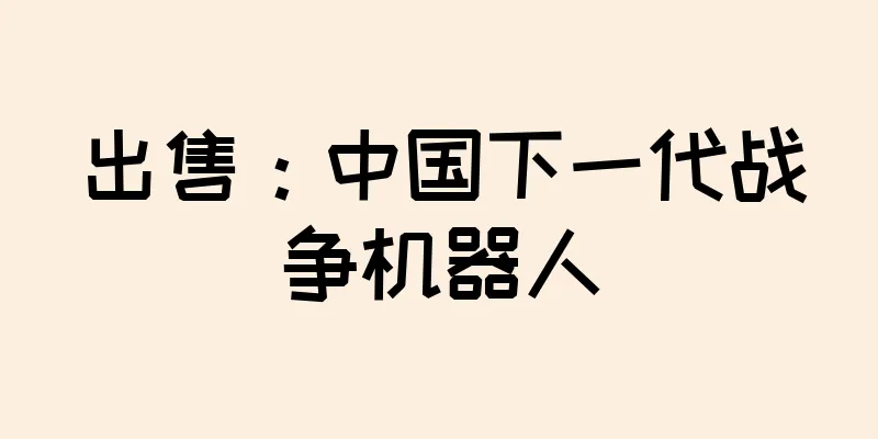 出售：中国下一代战争机器人