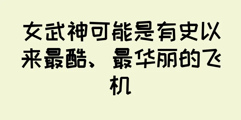 女武神可能是有史以来最酷、最华丽的飞机