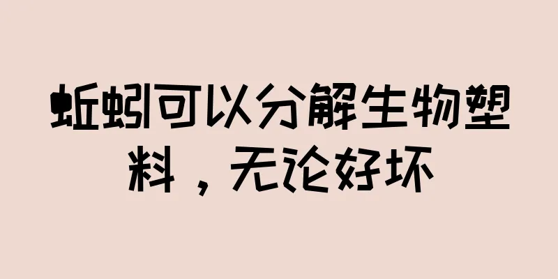 蚯蚓可以分解生物塑料，无论好坏