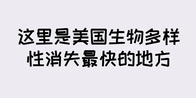 这里是美国生物多样性消失最快的地方