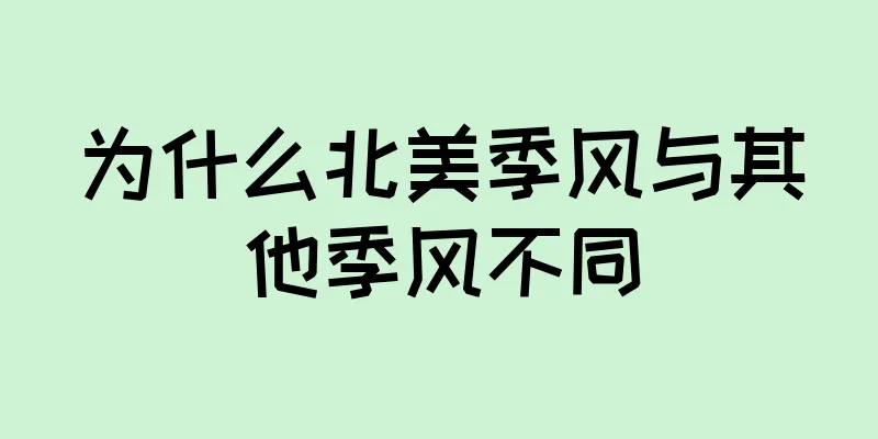 为什么北美季风与其他季风不同
