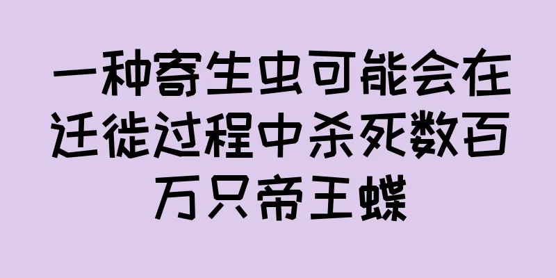 一种寄生虫可能会在迁徙过程中杀死数百万只帝王蝶