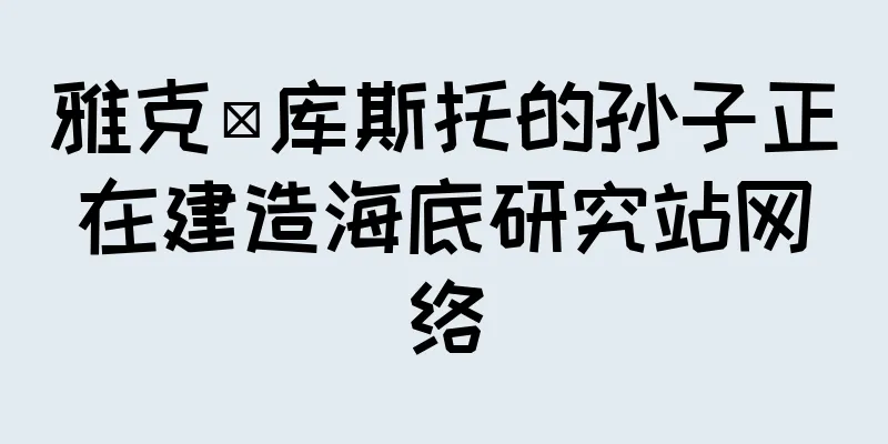 雅克·库斯托的孙子正在建造海底研究站网络