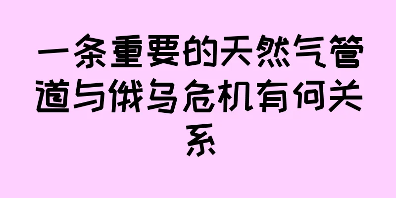 一条重要的天然气管道与俄乌危机有何关系