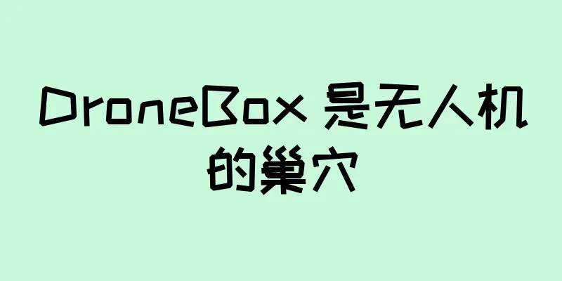 DroneBox 是无人机的巢穴
