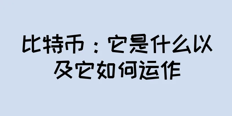 比特币：它是什么以及它如何运作