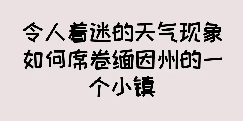 令人着迷的天气现象如何席卷缅因州的一个小镇