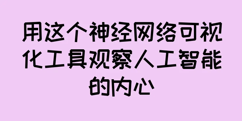 用这个神经网络可视化工具观察人工智能的内心