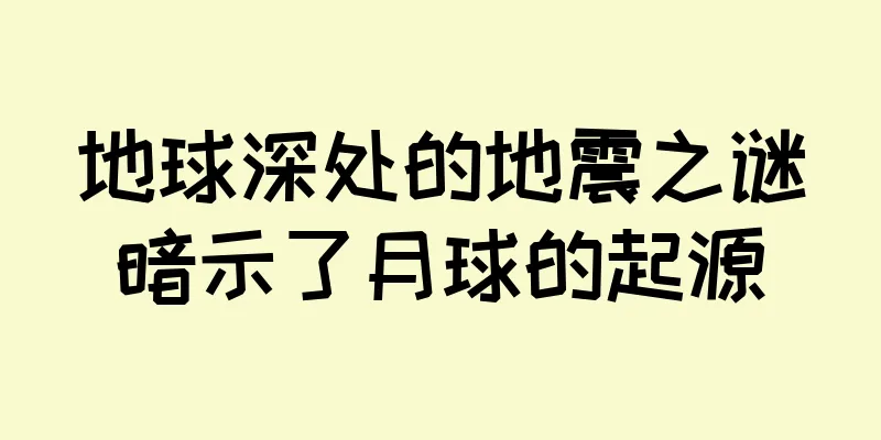 地球深处的地震之谜暗示了月球的起源