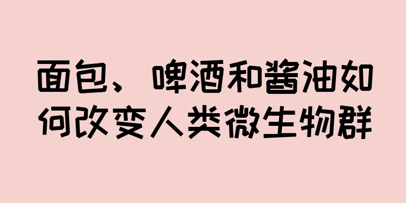 面包、啤酒和酱油如何改变人类微生物群