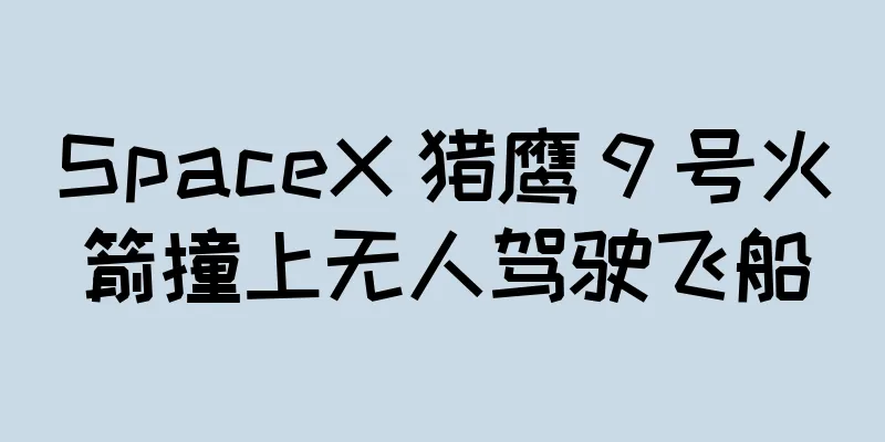 SpaceX 猎鹰 9 号火箭撞上无人驾驶飞船