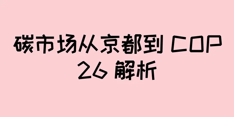 碳市场从京都到 COP26 解析