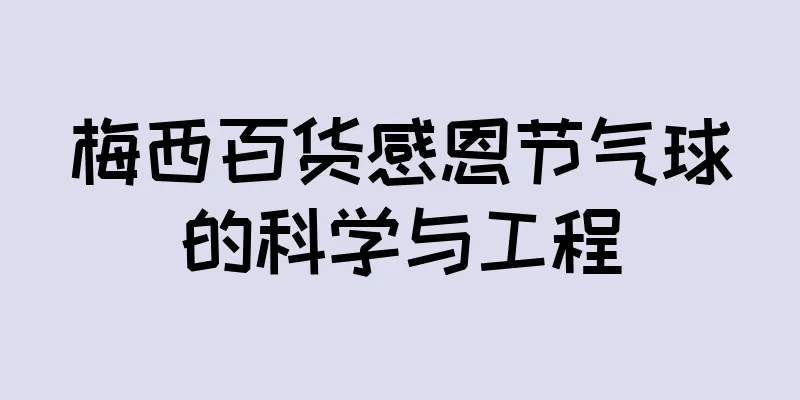 梅西百货感恩节气球的科学与工程