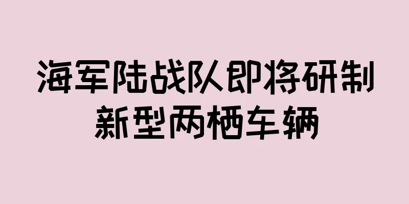 海军陆战队即将研制新型两栖车辆