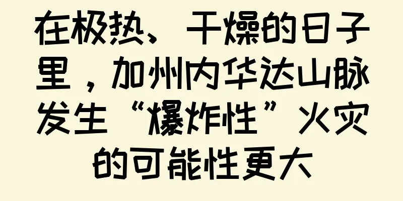 在极热、干燥的日子里，加州内华达山脉发生“爆炸性”火灾的可能性更大