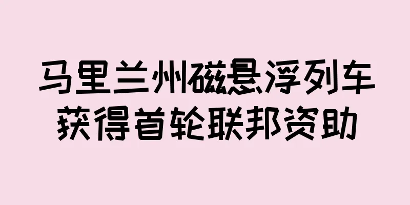 马里兰州磁悬浮列车获得首轮联邦资助