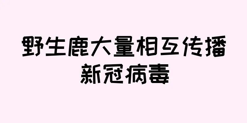 野生鹿大量相互传播新冠病毒