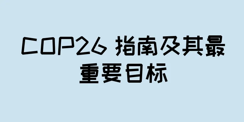 COP26 指南及其最重要目标