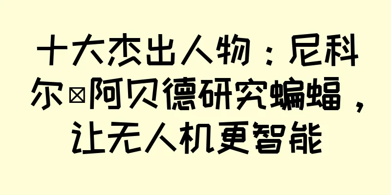 十大杰出人物：尼科尔·阿贝德研究蝙蝠，让无人机更智能