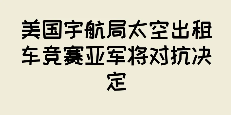 美国宇航局太空出租车竞赛亚军将对抗决定
