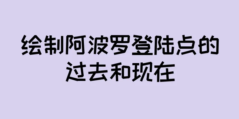 绘制阿波罗登陆点的过去和现在