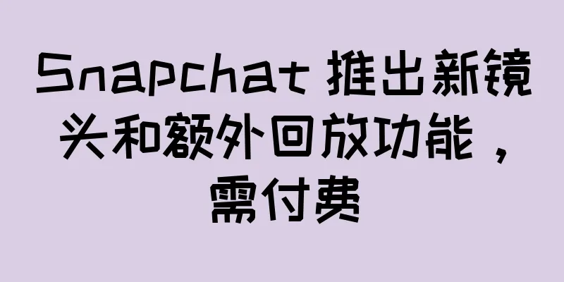 Snapchat 推出新镜头和额外回放功能，需付费