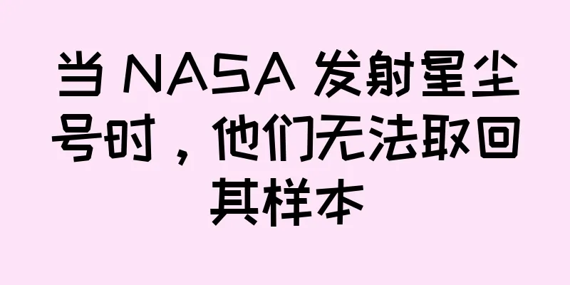 当 NASA 发射星尘号时，他们无法取回其样本