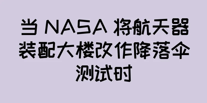 当 NASA 将航天器装配大楼改作降落伞测试时