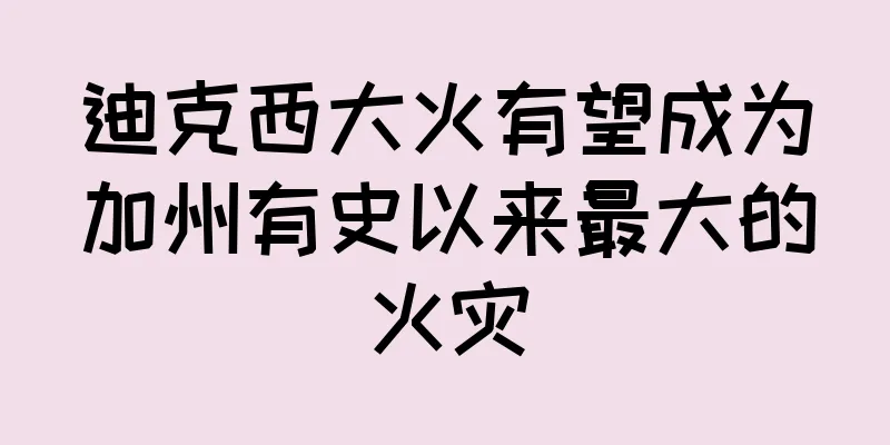 迪克西大火有望成为加州有史以来最大的火灾