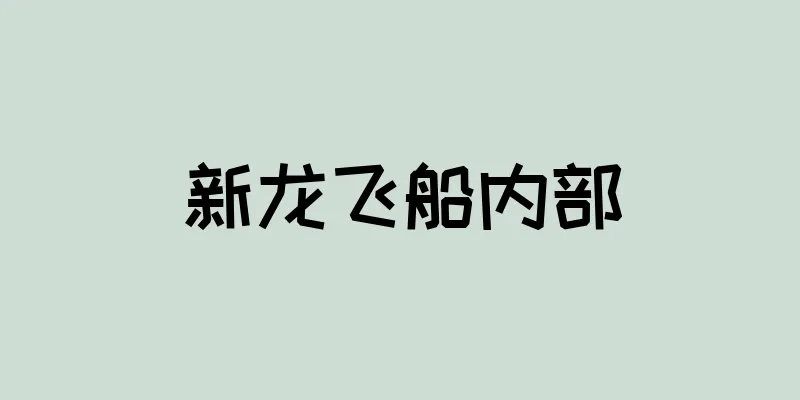新龙飞船内部