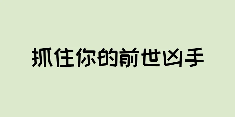 抓住你的前世凶手