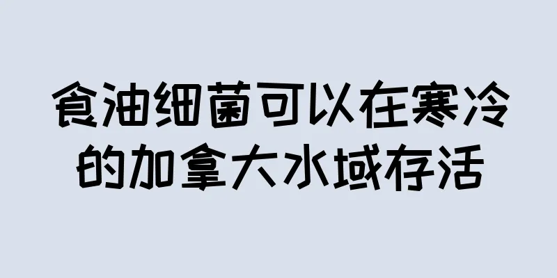 食油细菌可以在寒冷的加拿大水域存活