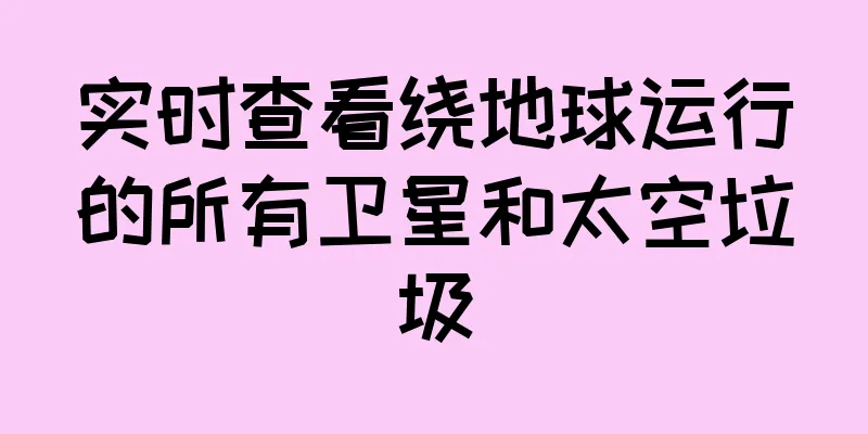 实时查看绕地球运行的所有卫星和太空垃圾