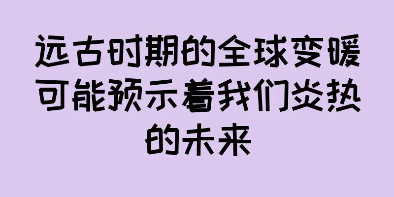 远古时期的全球变暖可能预示着我们炎热的未来