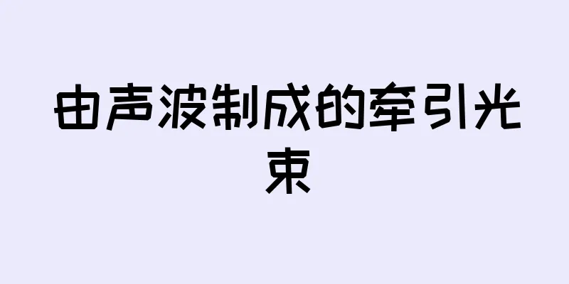 由声波制成的牵引光束