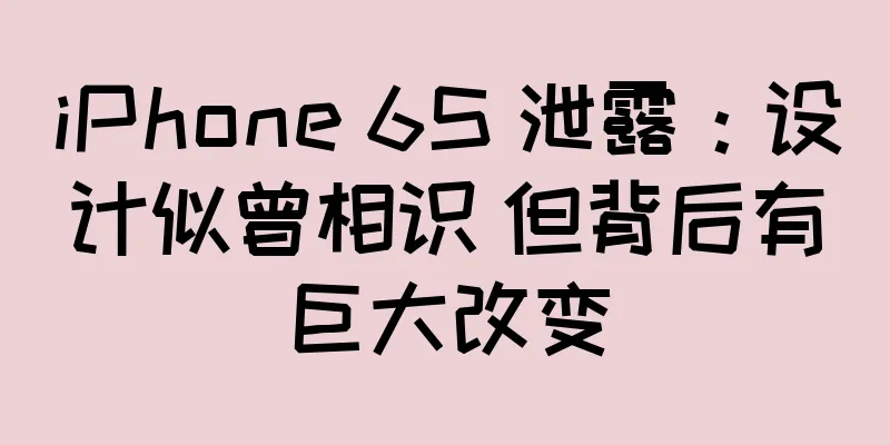 iPhone 6S 泄露：设计似曾相识 但背后有巨大改变