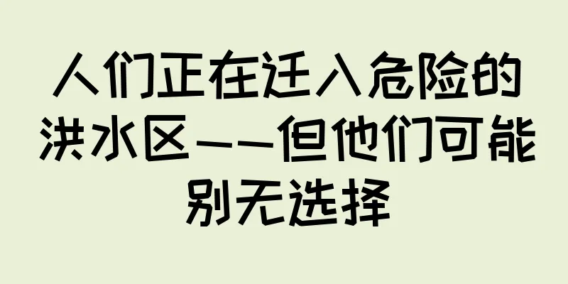 人们正在迁入危险的洪水区——但他们可能别无选择