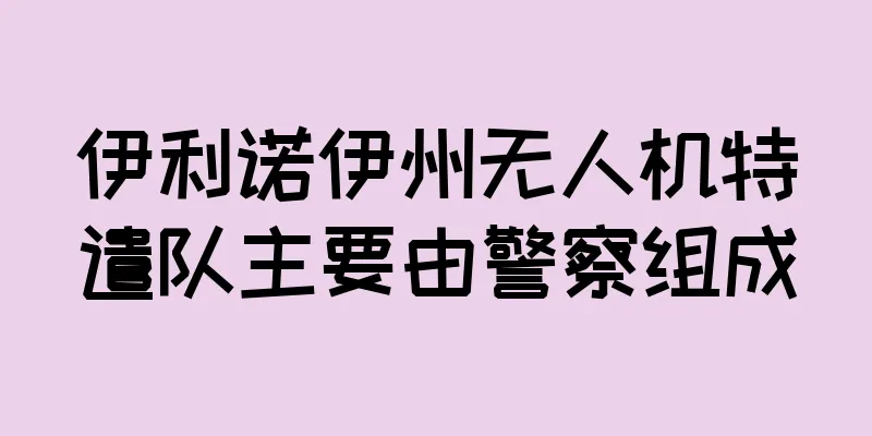 伊利诺伊州无人机特遣队主要由警察组成