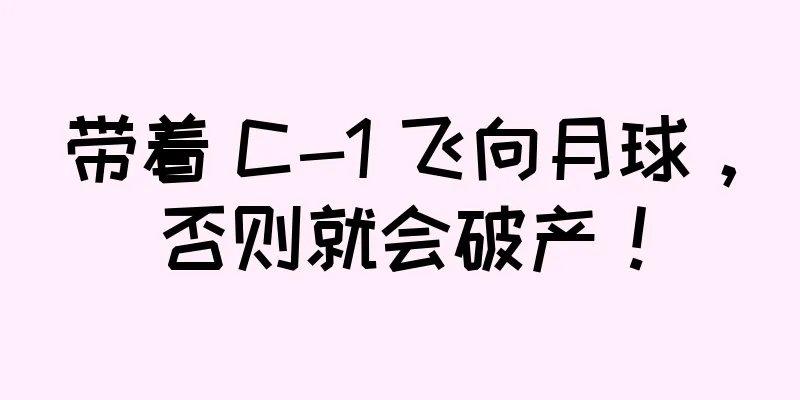 带着 C-1 飞向月球，否则就会破产！