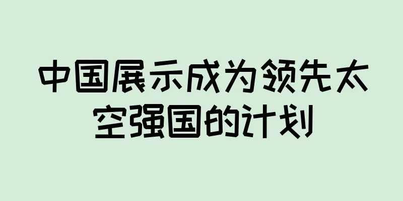 中国展示成为领先太空强国的计划