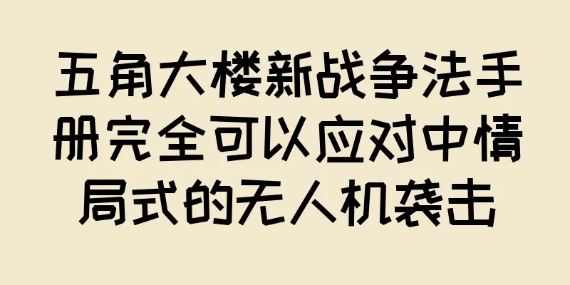 五角大楼新战争法手册完全可以应对中情局式的无人机袭击