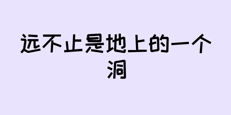 远不止是地上的一个洞
