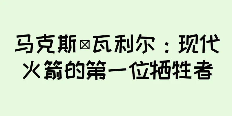 马克斯·瓦利尔：现代火箭的第一位牺牲者