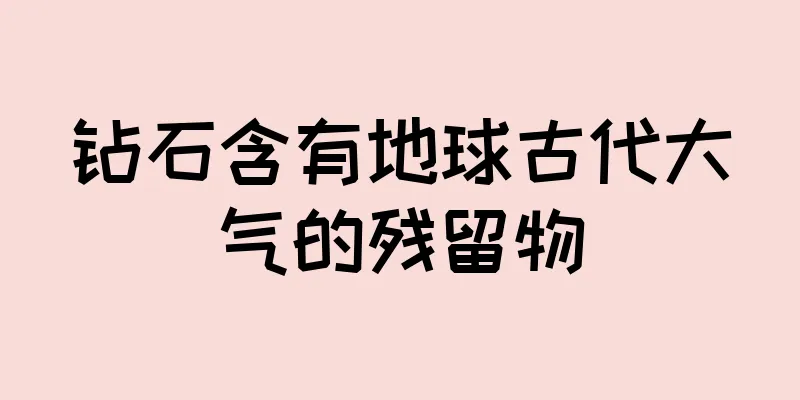 钻石含有地球古代大气的残留物