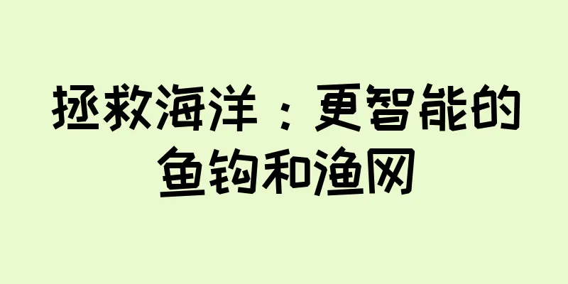 拯救海洋：更智能的鱼钩和渔网