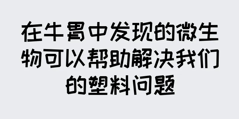 在牛胃中发现的微生物可以帮助解决我们的塑料问题