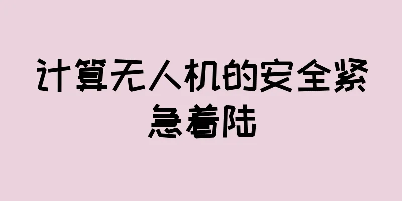 计算无人机的安全紧急着陆